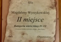 Powiatowy konkurs twórczości własnej - Złote Piórko