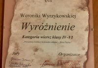 Powiatowy konkurs twórczości własnej - Złote Piórko